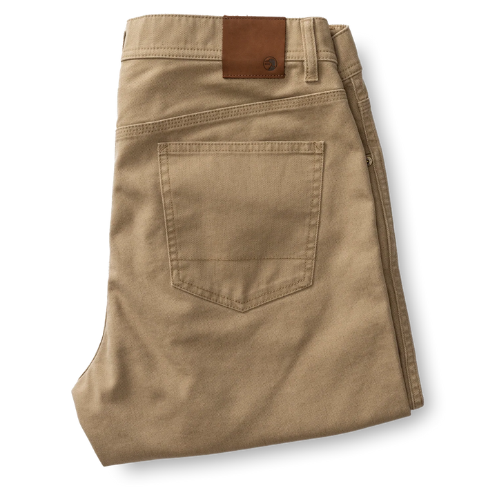 Duck Head Field Canvas Five-Pocket: Khaki