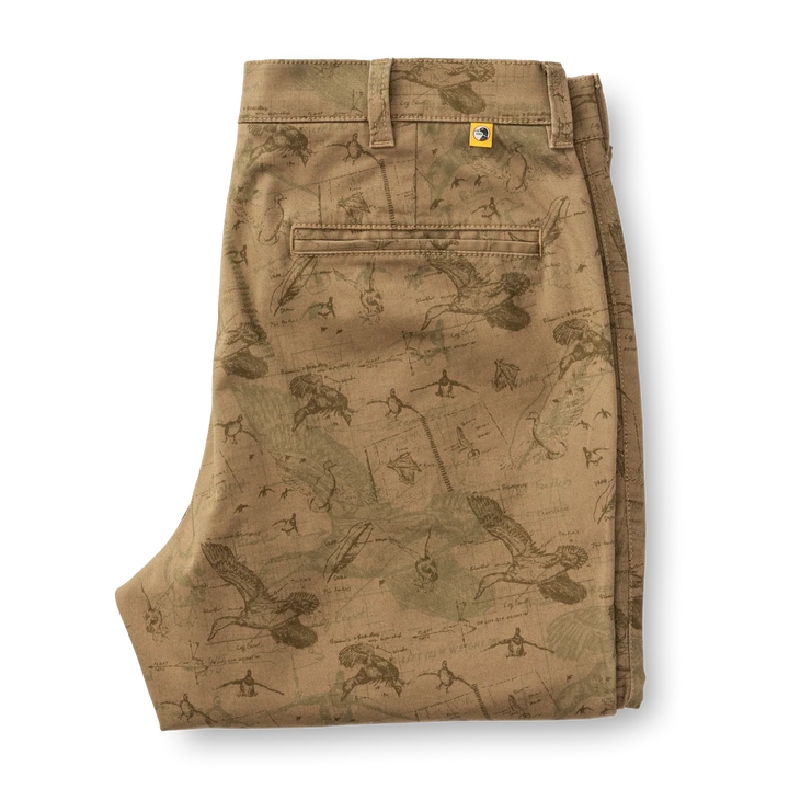 Duck Head Classic Fit Gold School Chino: Mallard Blueprint