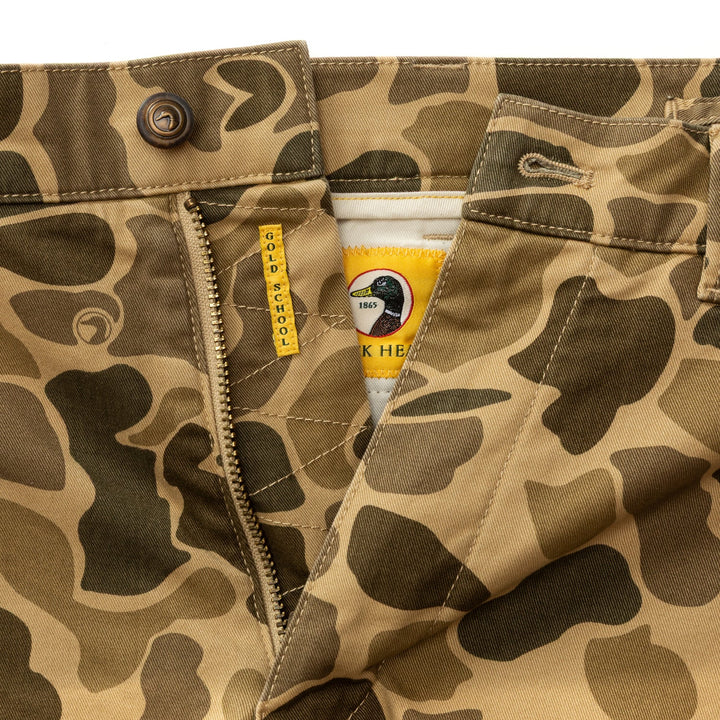 Duck Head Classic Fit Gold School Chino: Original Khaki Camo