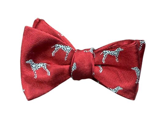 Craig Reagin Dalmation Bowtie: Red