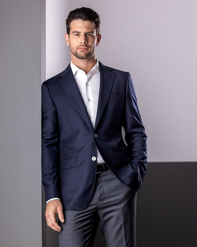 Maxdavoli by MaxMan Navy Blazer