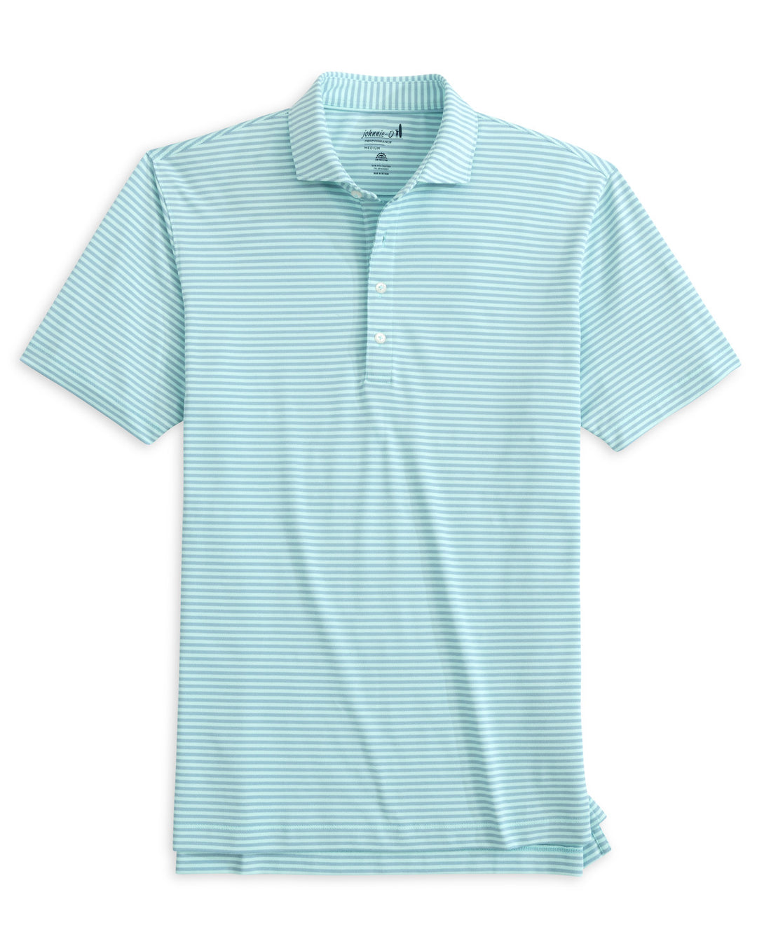 Johnnie-O Performance Stetson Mesh Polo: Tide