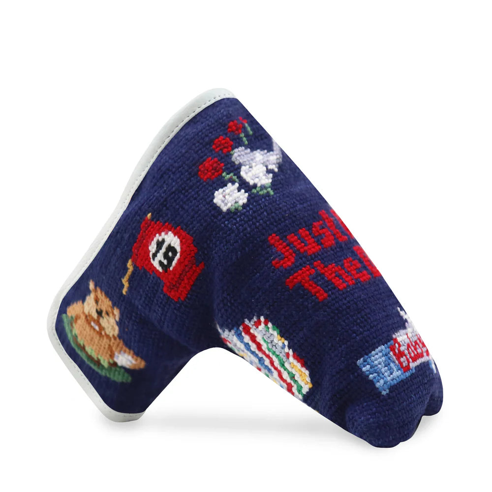 Smathers and Branson Needlepoint Putter Cover: Gopher Golf Life (Navy)