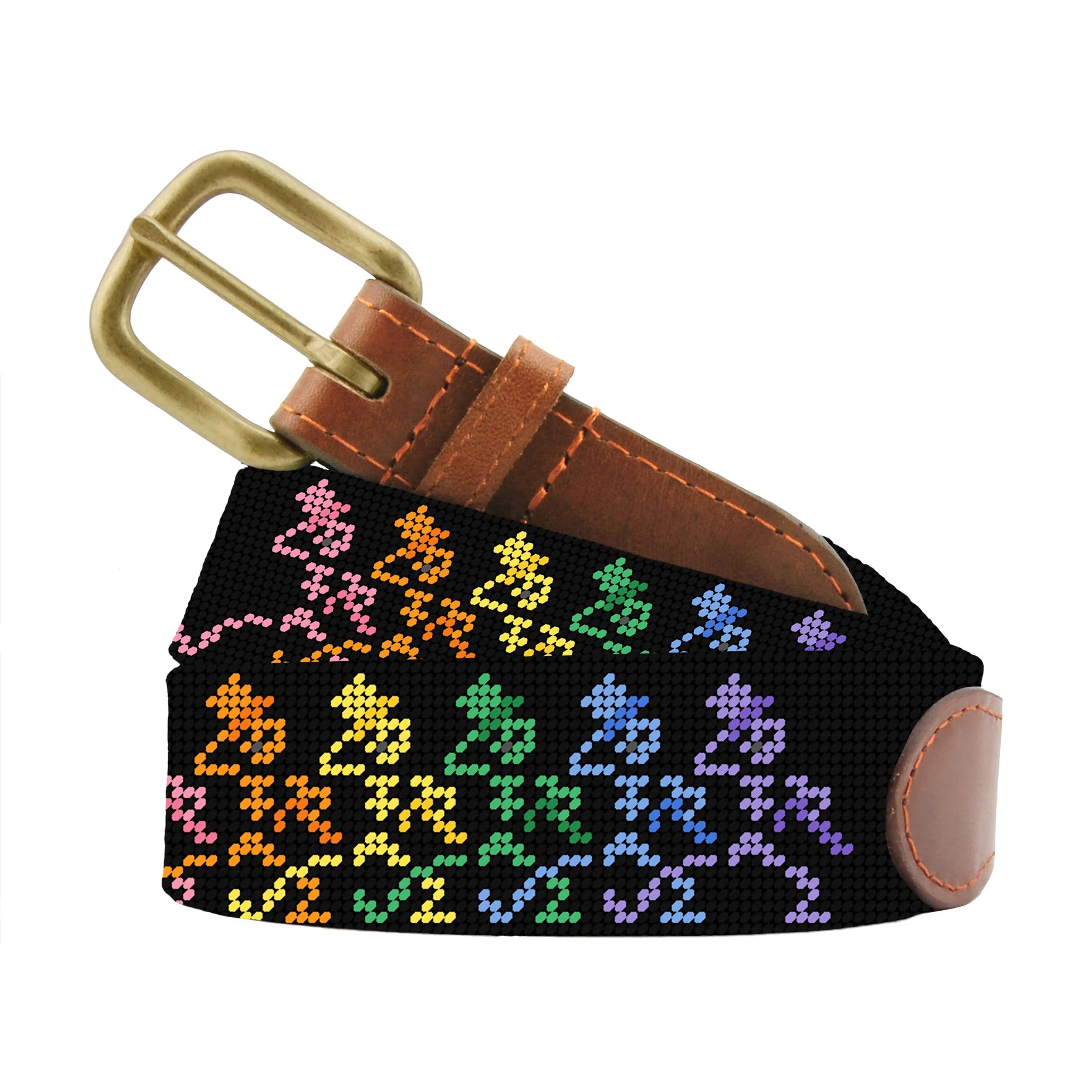 THE DANCER BELT / BLACK LEATHER Dancing Bears Belt (Black) (Black Leather) – Smathers & Branson main image 2