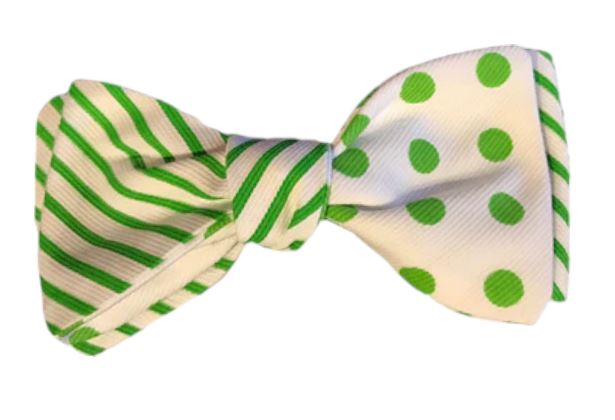 Craig Reagin Green Stripe/Green Dot Bowtie