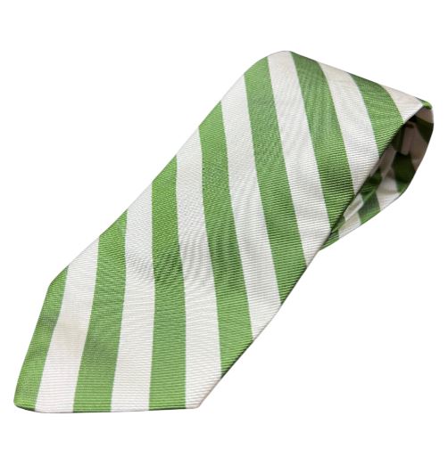 Craig Reagin Bar Stripe Tie: Green