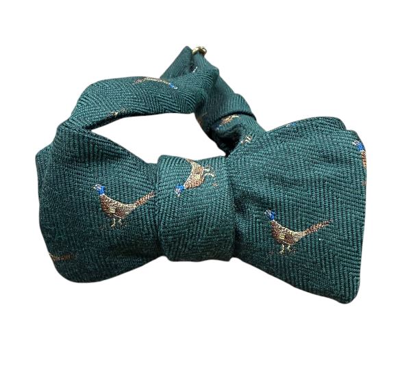 Craig Reagin Pheasant Bowtie: Green