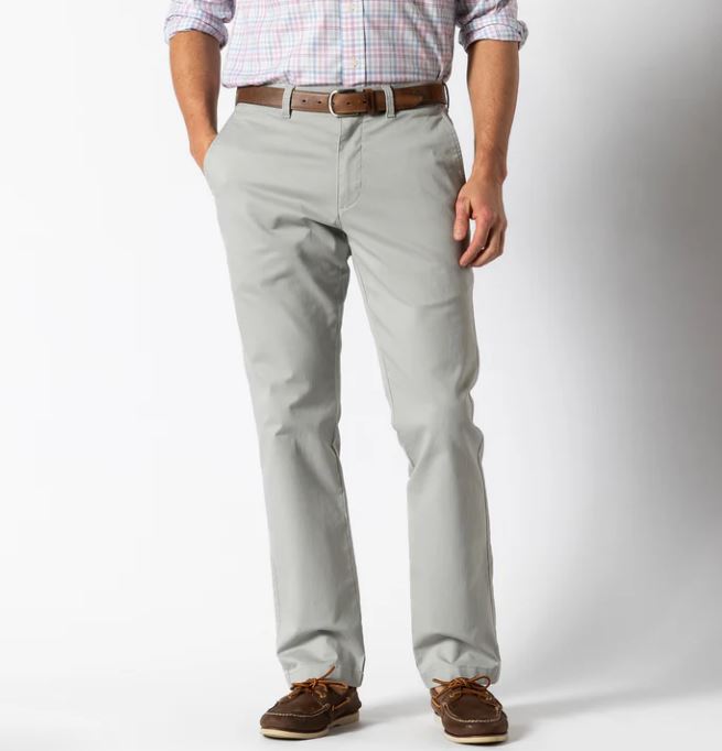 Duck Head Classic Fit Gold School Chino: Greystone