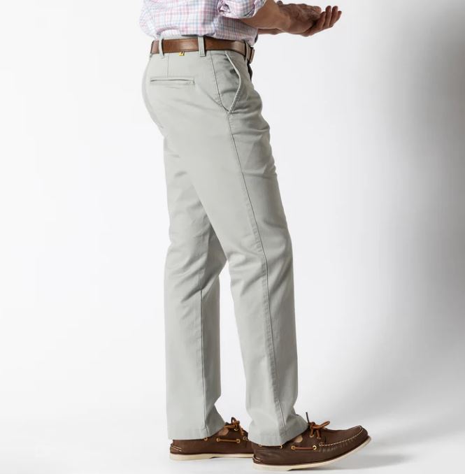 Duck Head Classic Fit Gold School Chino: Greystone