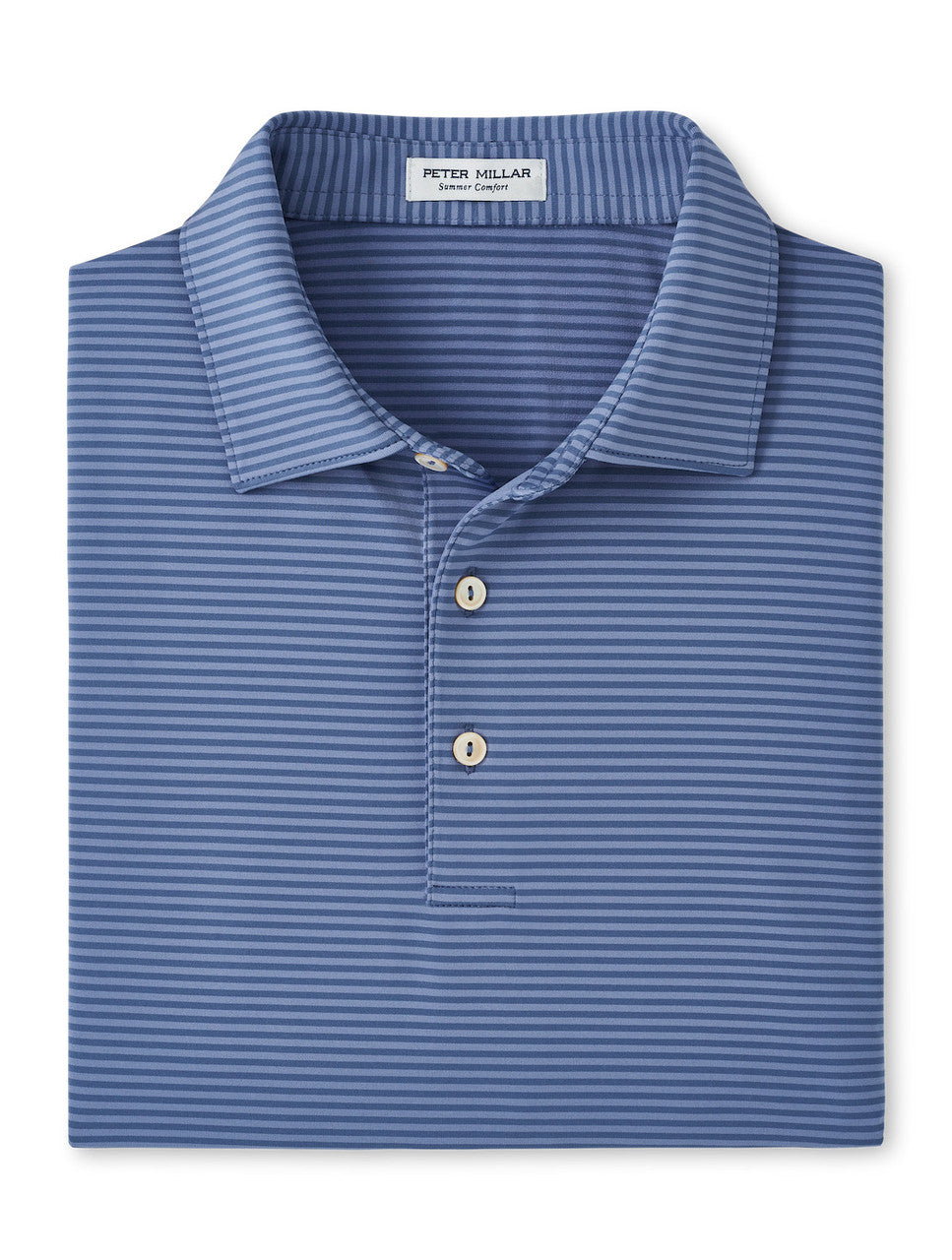 Peter Millar Hales Performance Jersey Polo: Astral Blue
