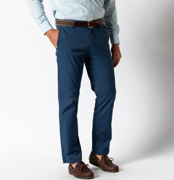 Duck Head Harbor Performance Chino: Dark Indigo