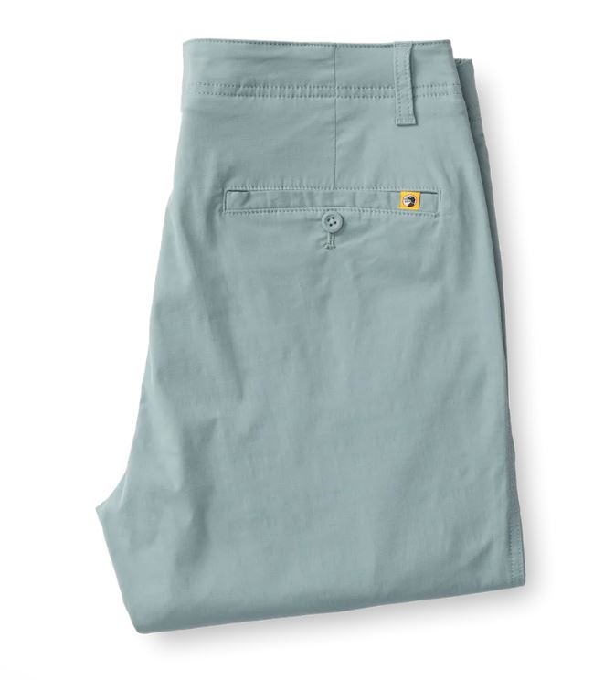 Duck Head Harbor Performance Chino: Silver Blue