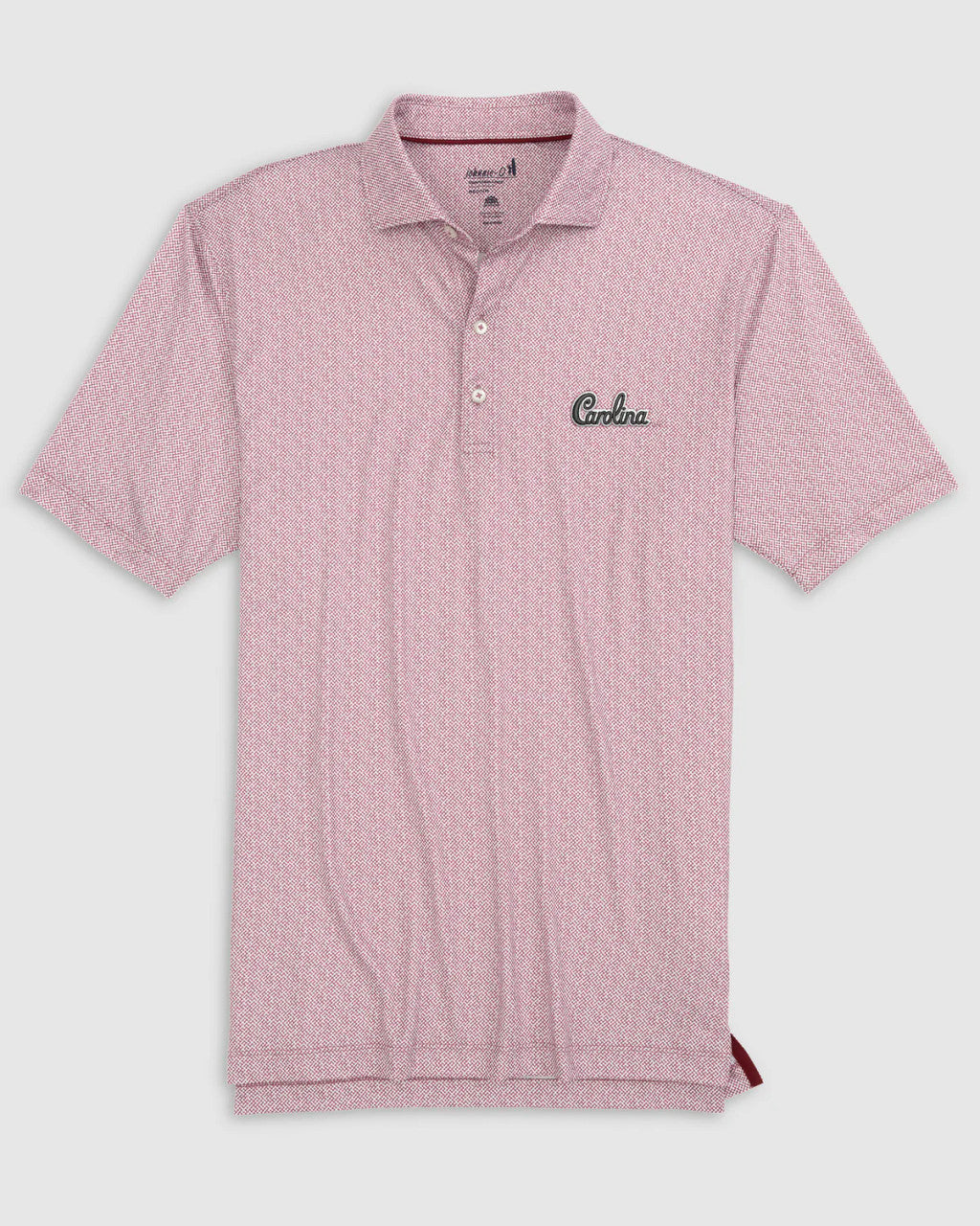 Johnnie-O University of South Carolina Script Hinson Jersey Performance Polo: Garnet
