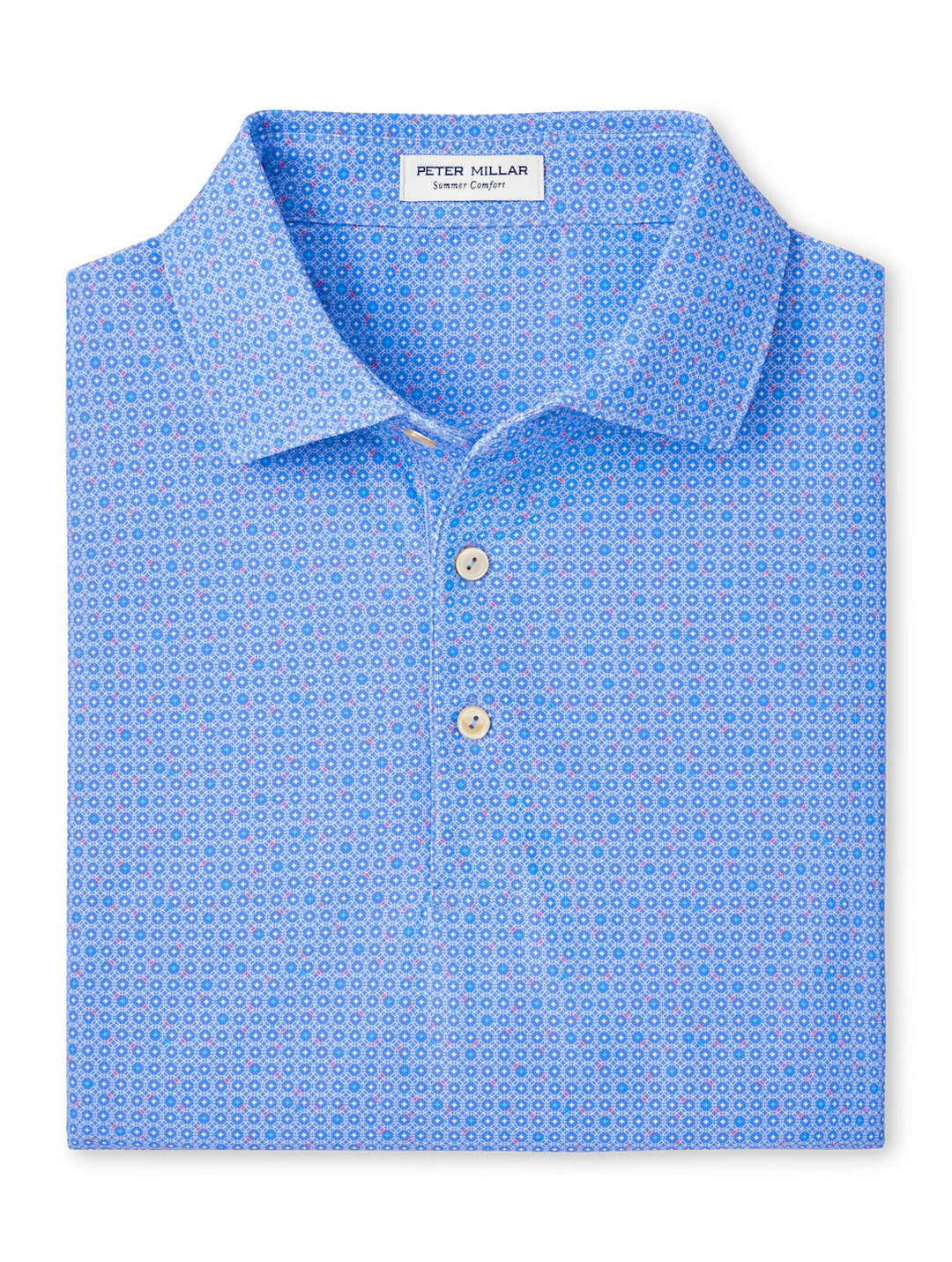 Peter Millar Casa Nova Performance Mesh Polo: Blue Sea