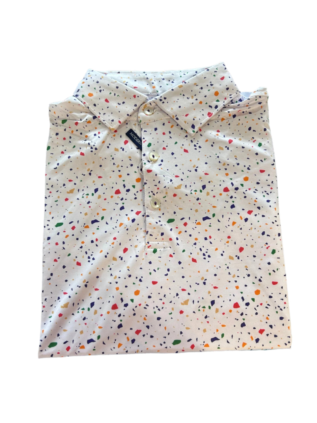 Danini Terrazo Performance Golf Polo: Multi
