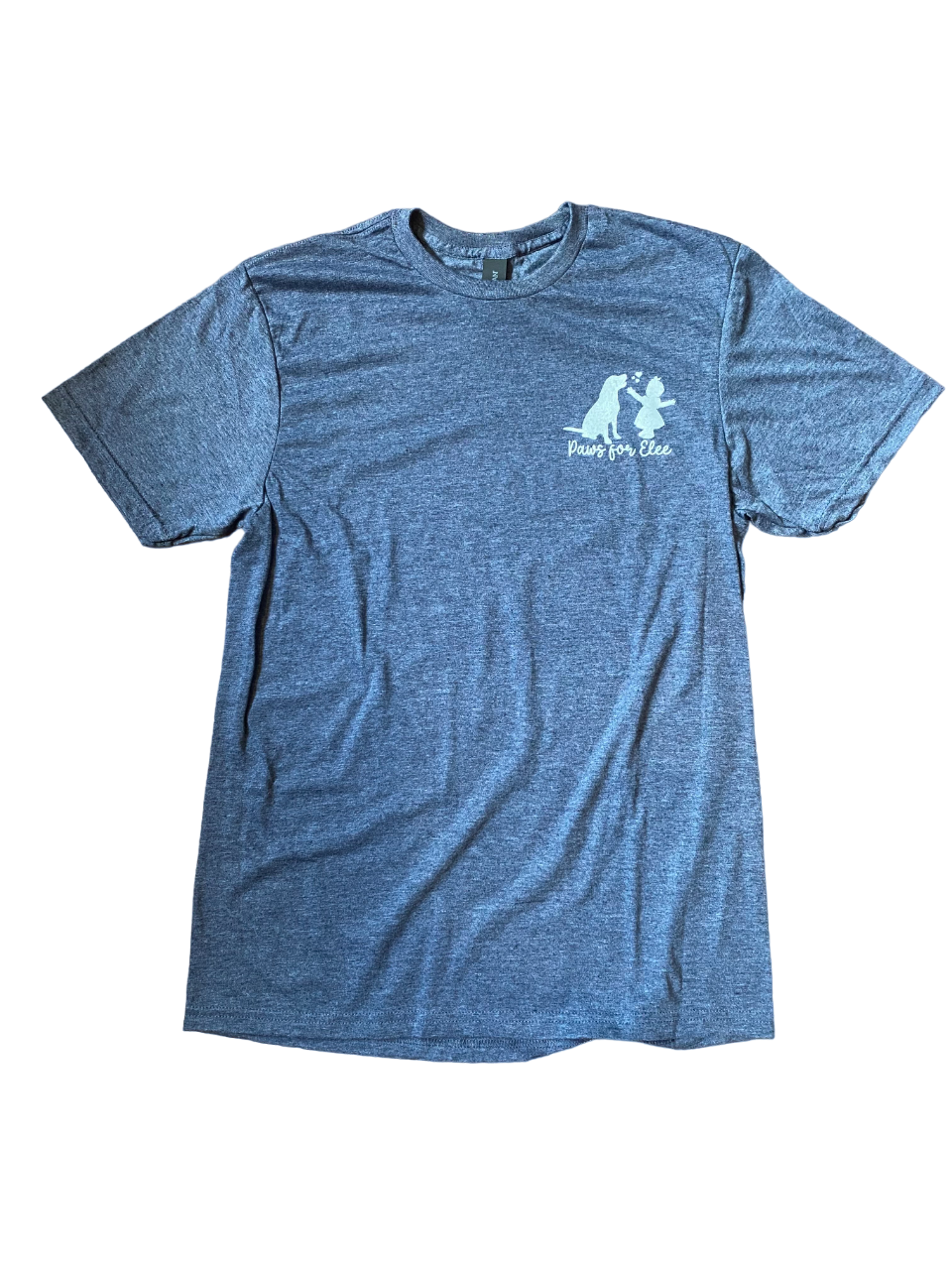 Paws for Elee T-shirt: Navy