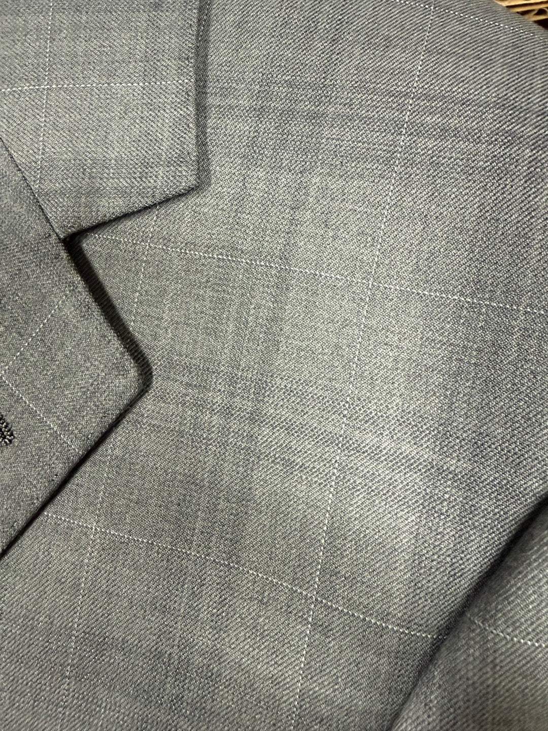 MaxDavoli by MaxMan Suit: Grey Plaid