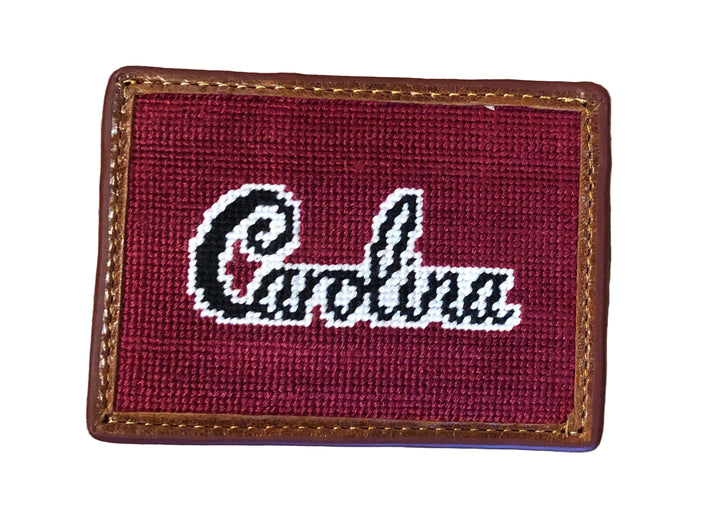 Smathers and Branson University of South Carolina "Carolina Script" Credit Card Wallet: Garnet