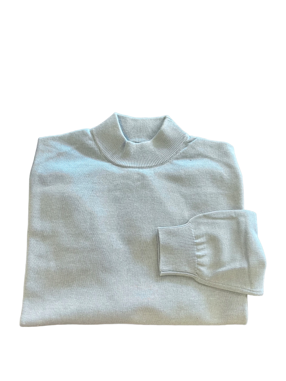Craig Reagin Mock Neck Sweater: Sky