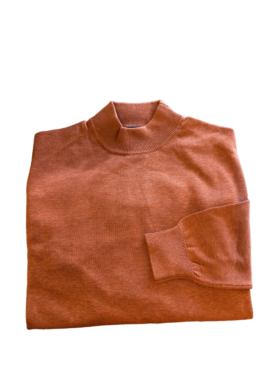 Craig Reagin Mock Neck Sweater: Copper