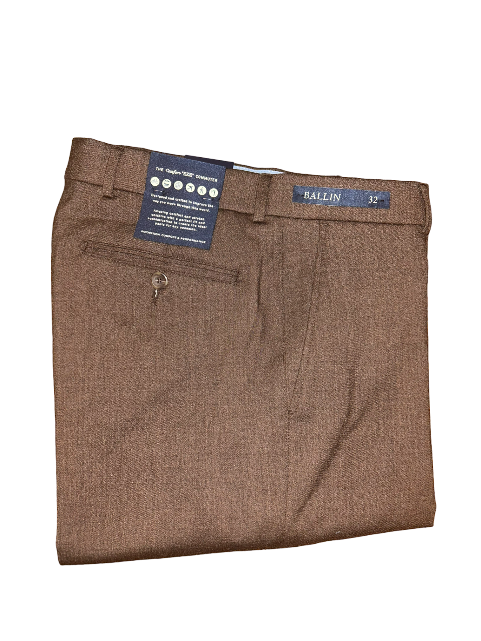Ballin Soho Commuter Dress Pant: Brown