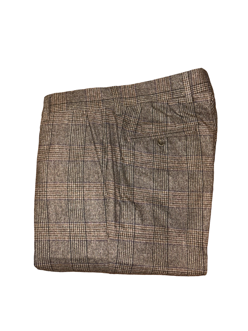 Ballin Soho Brown Plaid Dress Pant