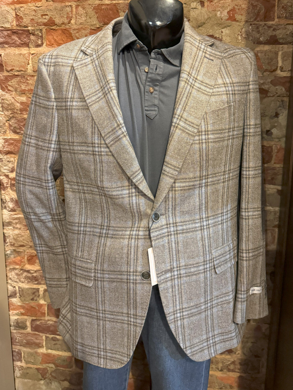 Peter Millar Hyperlight Harrison: Brown Plaid