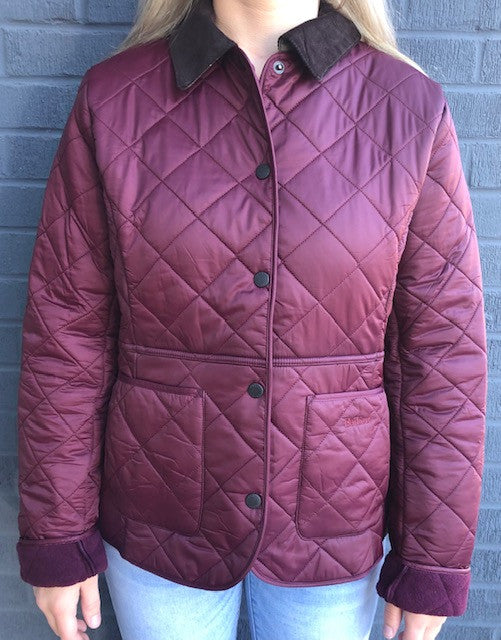 Barbour Deveron Polarquilt - Bordeaux/Merlot