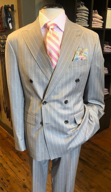 Strong Suit Agera Grey Pinstripe Suit