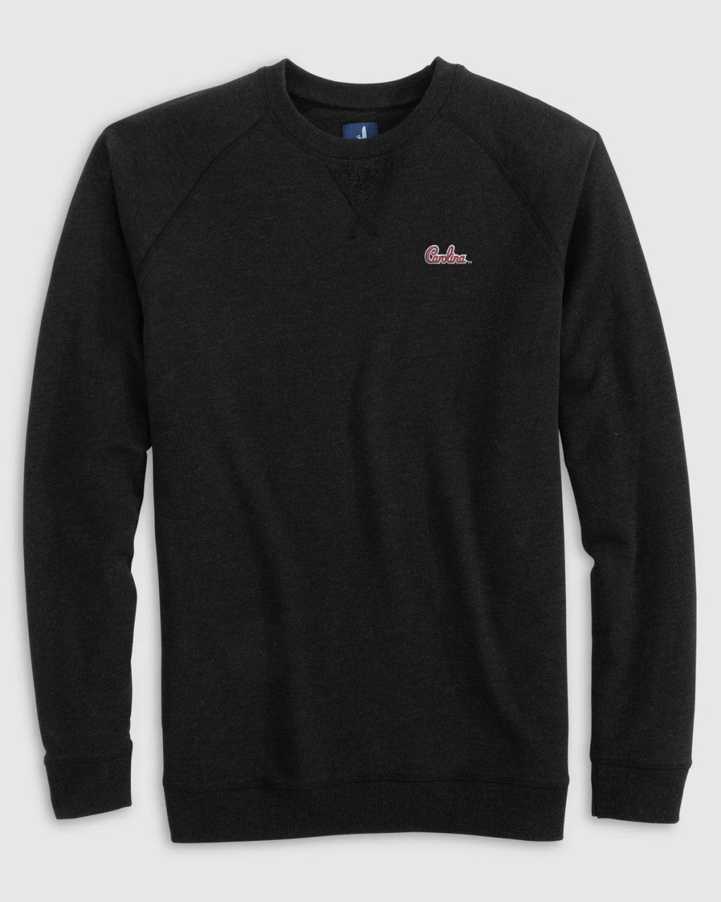 Johnnie-O University of South Carolina Script Freeman Crewneck Fleece Sweatshirt: Black