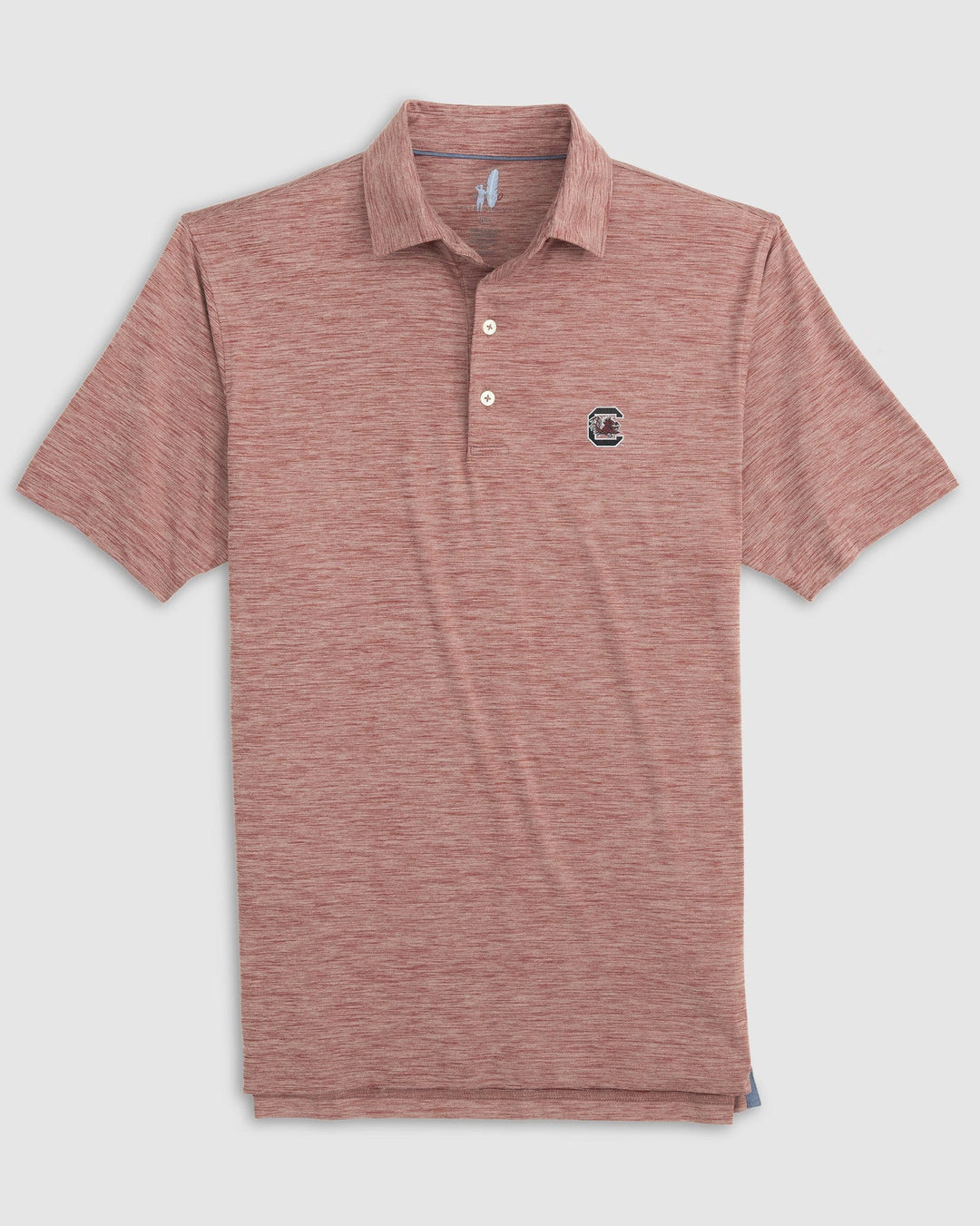 Johnnie-O University of South Carolina "Block C" Featherweight Huronn Polo: Garnet