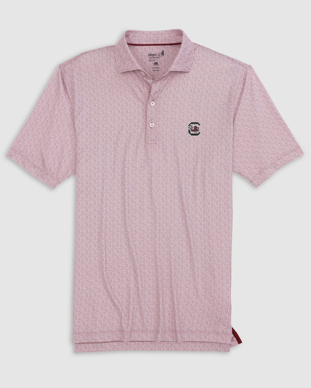 Johnnie-O University of South Carolina "Block C" Hinson Jersey Performance Polo: Garnet