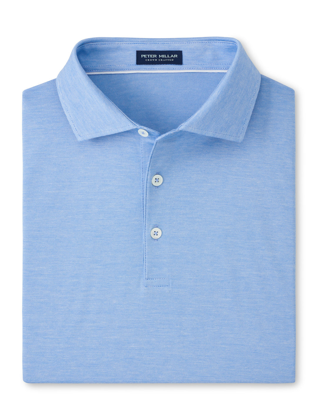Peter Millar Crown Crafted Excursionist Flex Polo: Blue Topaz