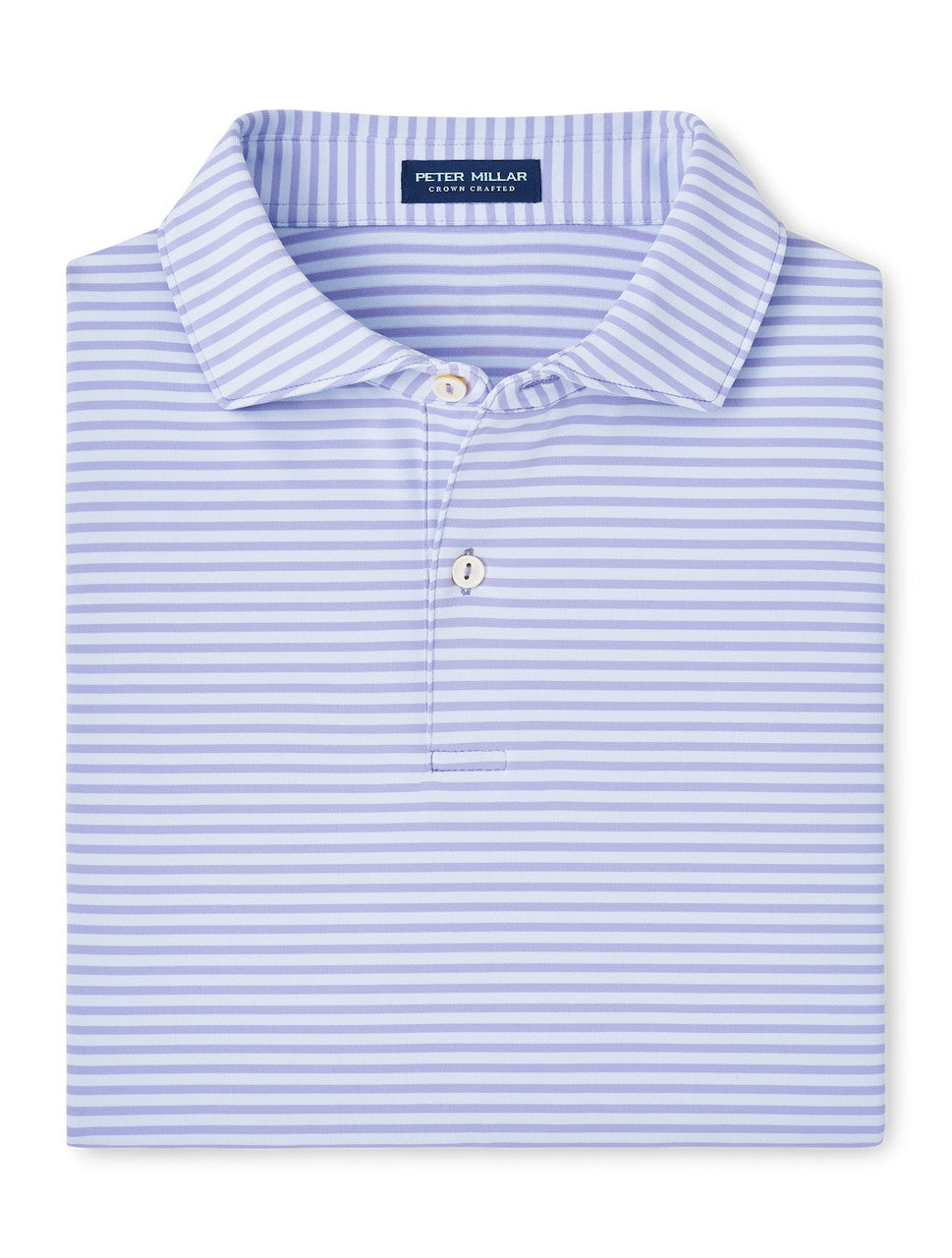 Peter Millar Crown Crafted Sawyer Performance Jersey Polo: Lavender Fog
