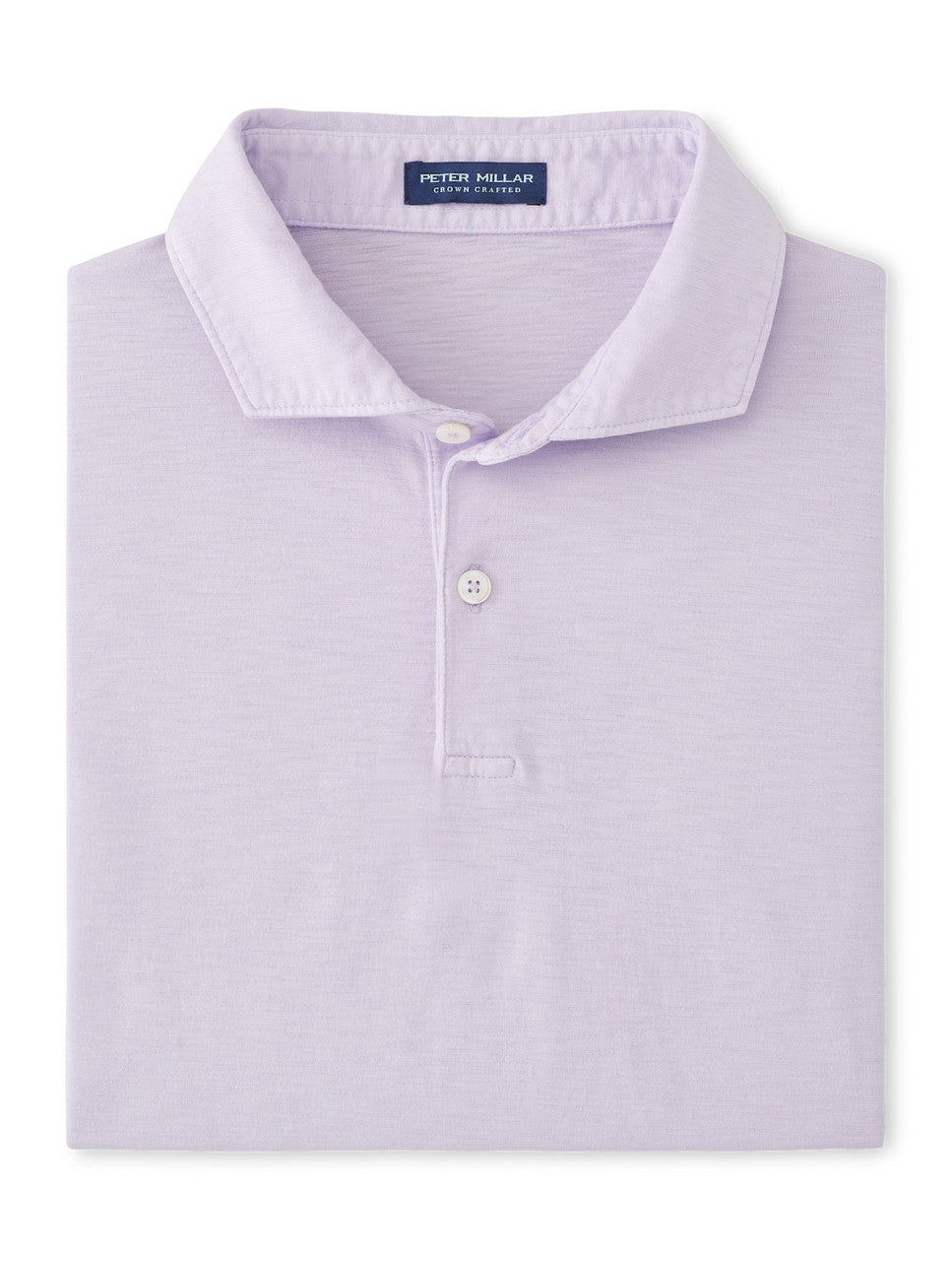 Peter Millar Crown Crafted Journeyman Short-Sleeve Polo: Lavender Moon