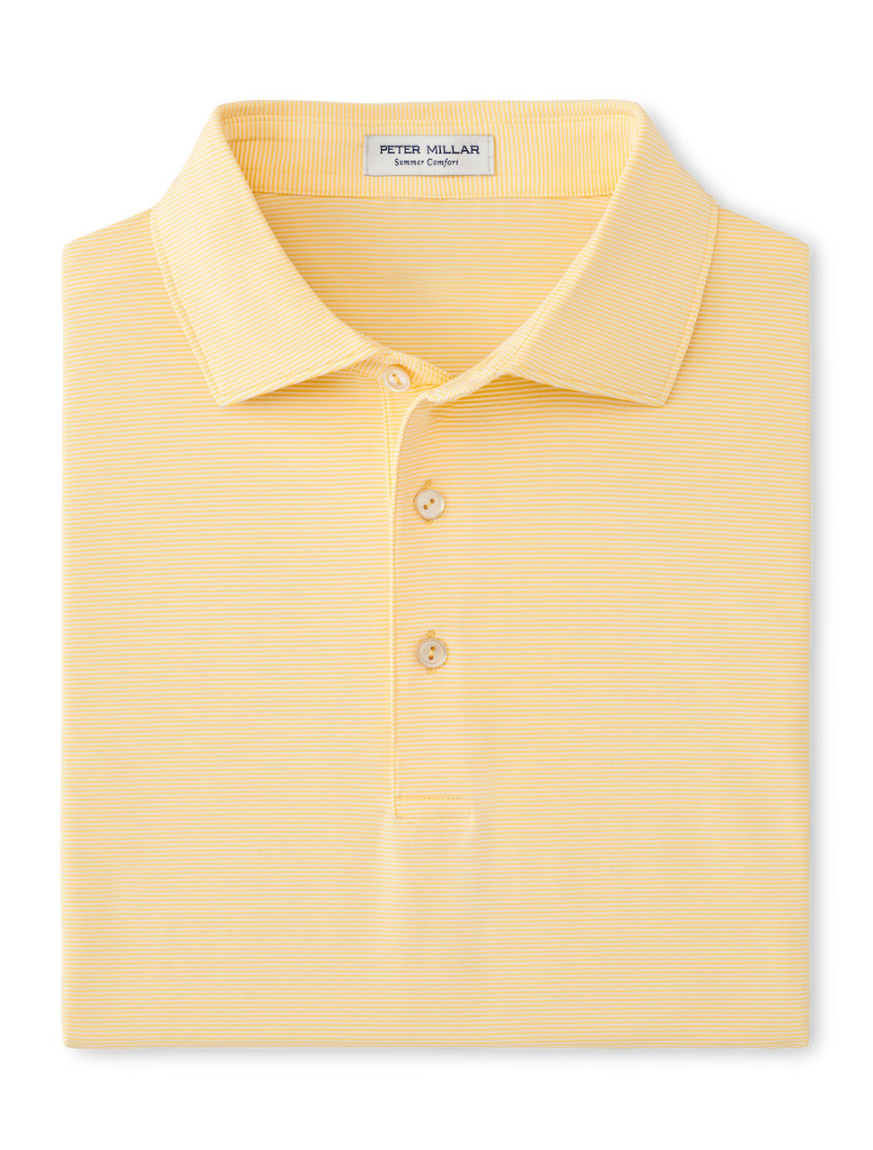 Peter Millar Jubilee Performance Jersey Polo: Lemon Squeeze