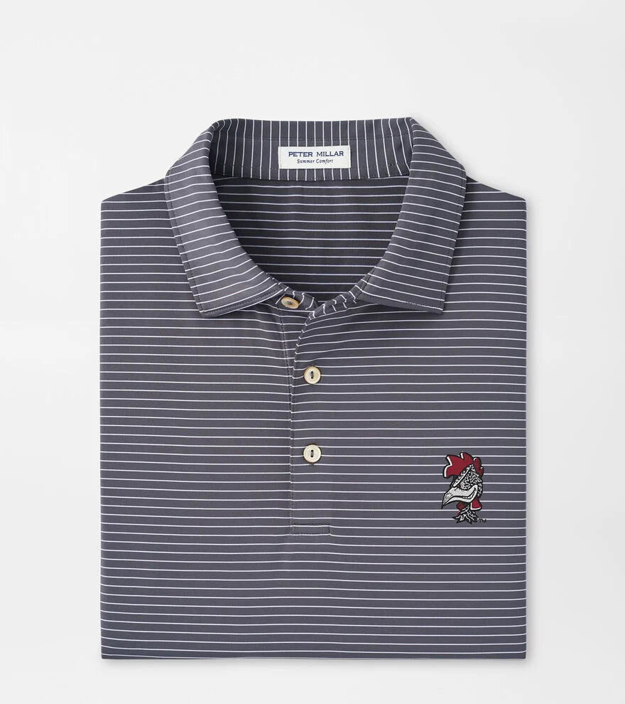Peter Millar University of South Carolina "Vault Logo" Hemlock Performance Jersey Polo: Iron