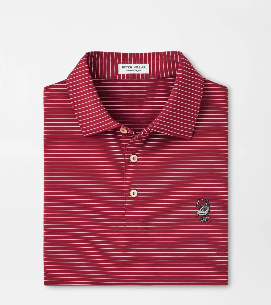 Peter Millar University of South Carolina Vault Logo Hemlock Performance Jersey Polo: Maroon