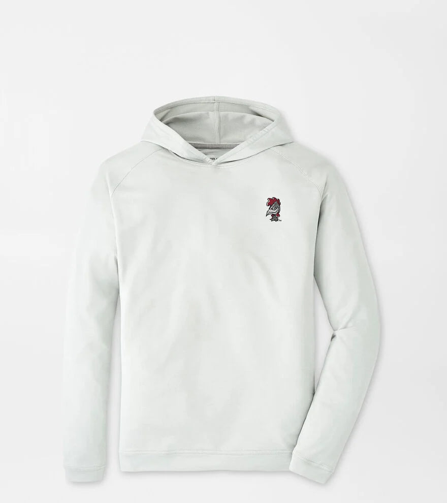 Peter Millar University of South Carolina "Vault Logo" Pine Performance Hoodie: British Grey