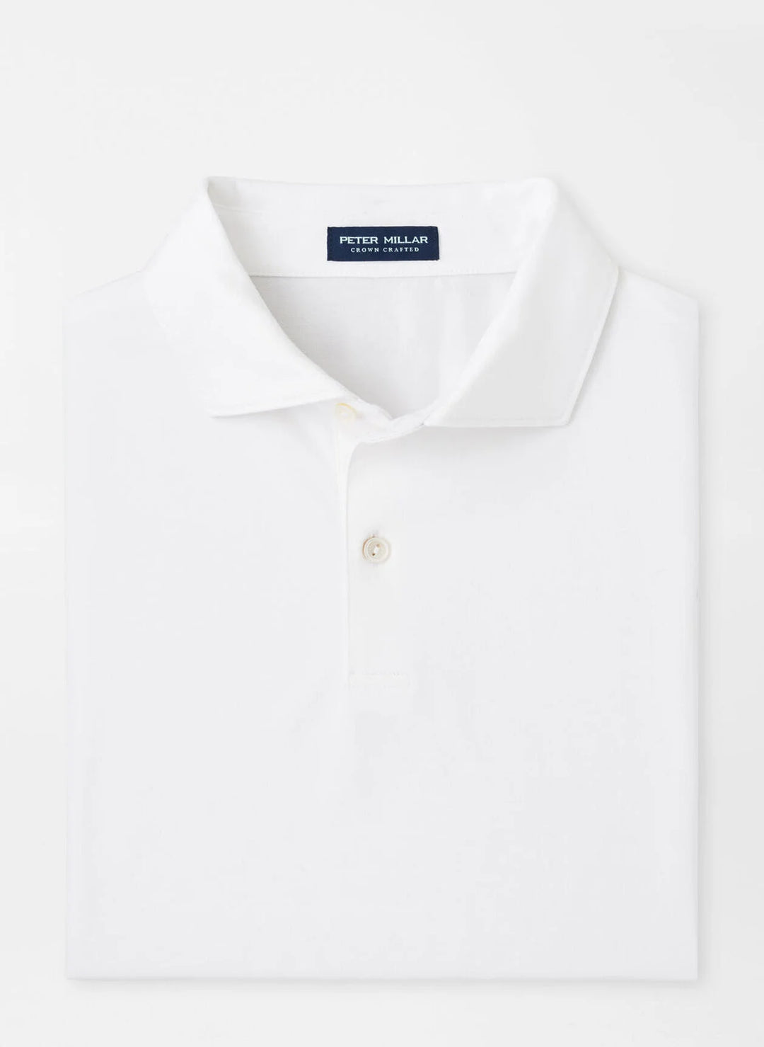 Peter Millar Crown Crafted Albatross Cotton-Blend Pique Polo: White