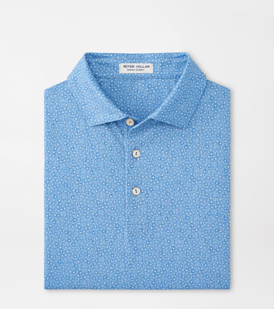 Peter Millar Vega Performance Jersey Polo: Cottage Blue – Craig