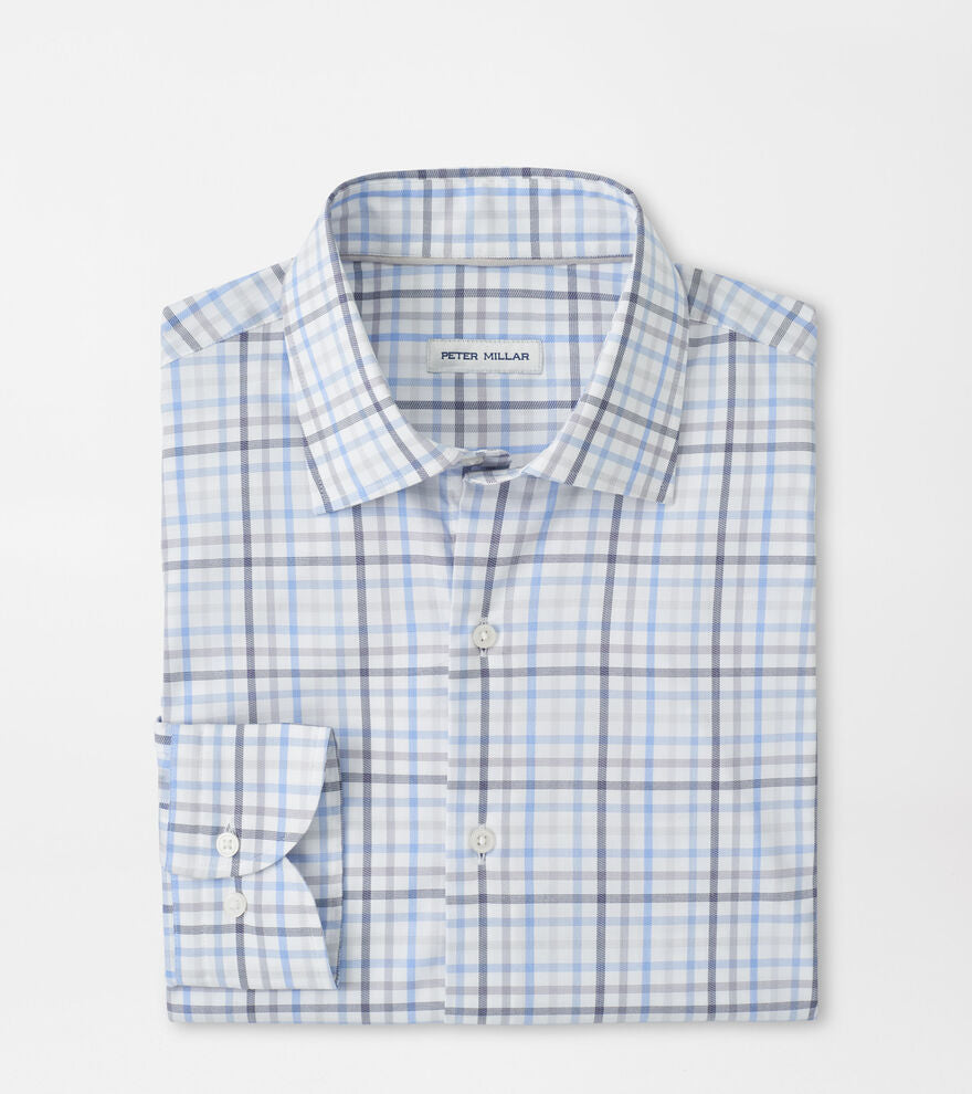 peter millar dress shirts Boeing Mens Conway Sport Button-Up Shirt Machine wash Peter Millar Cashiers Performance Twill