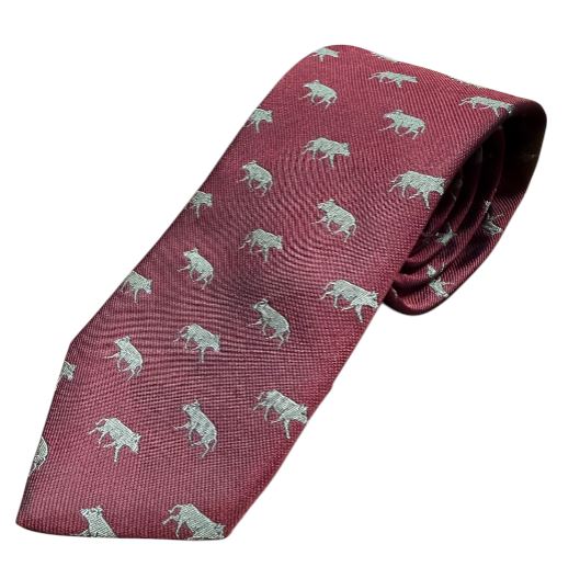 Craig Reagin Pigs Tie: Garnet