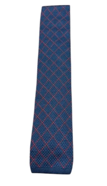 Craig Reagin Knit Tie: Navy and Maroon