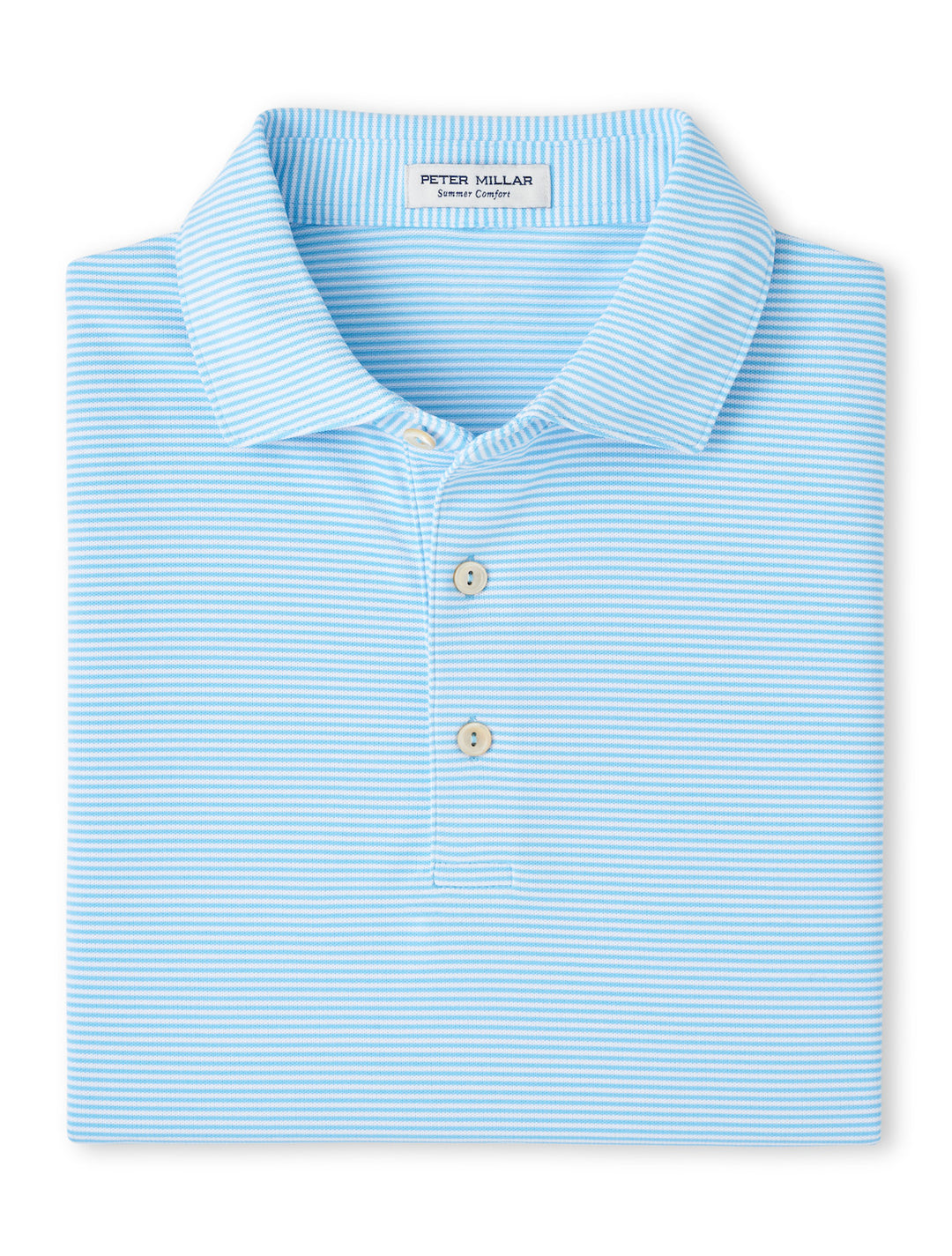 Peter Millar Candor Performance Mesh Polo: Seaport Blue