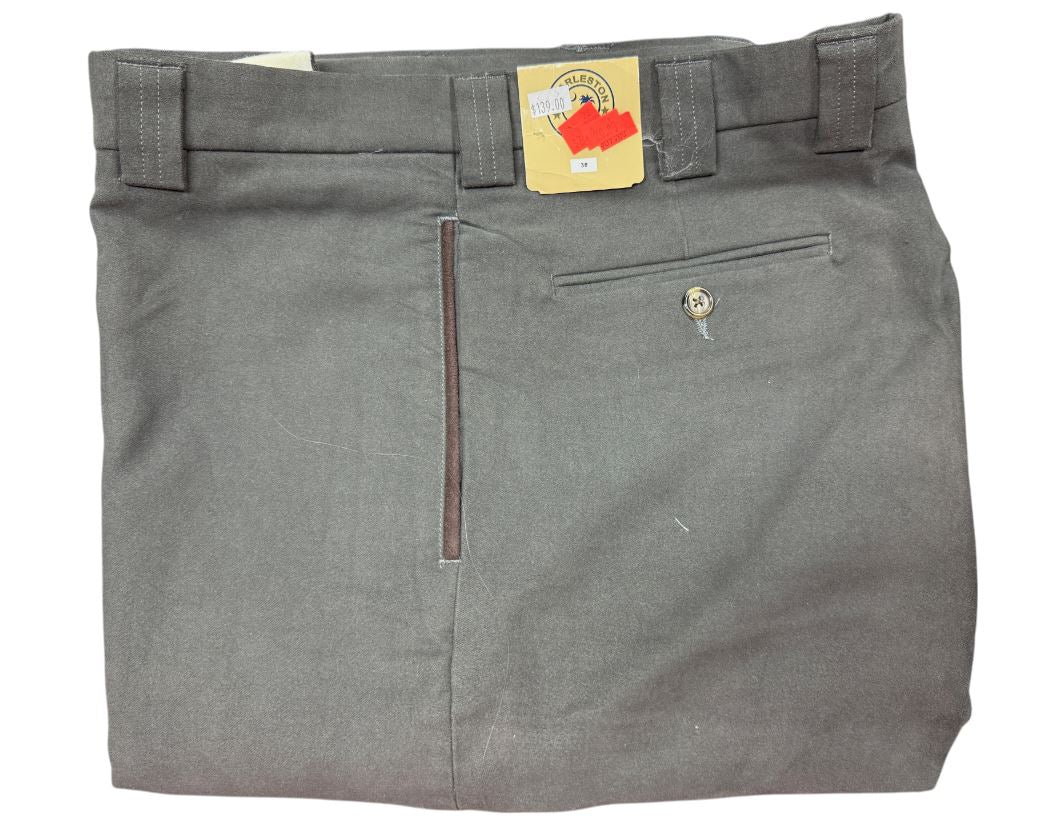 Charleston Khakis Dark Grey Moleskin Pant - 38