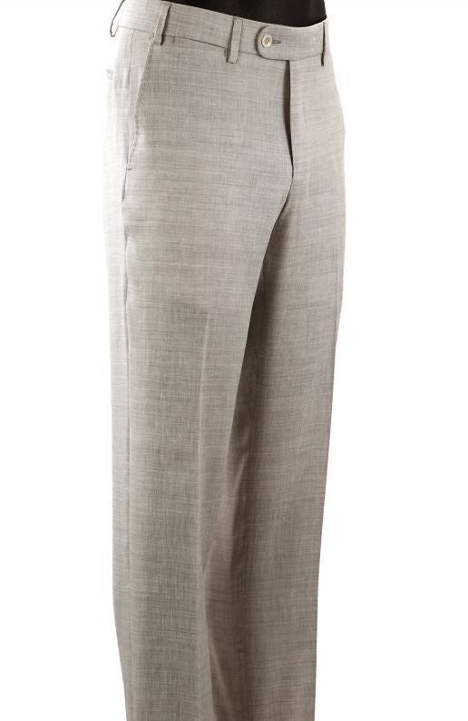 6 East by Ballin Wool & Linen Herringbone Houston Dress Pant: Natural 34