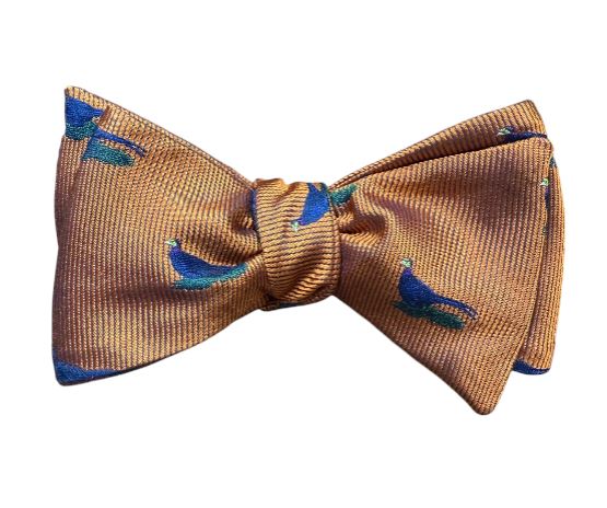 GJ Cahn Silk Bowtie: Orange