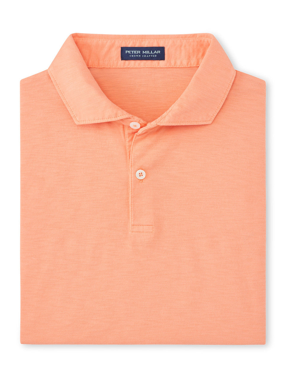 Peter Millar Crown Crafted Journeyman Short-Sleeve Polo: Paradise Orange