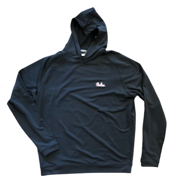 Peter Millar University of South Carolina Script Pine Performance Hoodie: Black